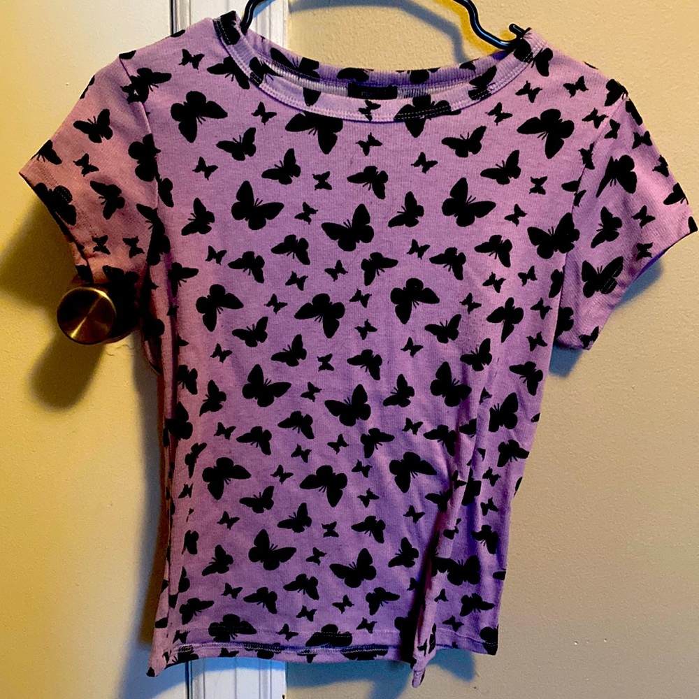 Rue 21 Butterfly Crop Top